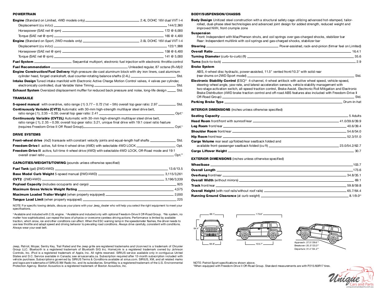 2010 Jeep Patriot Brochure Page 21